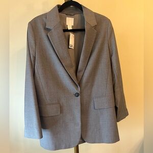 H&M Women’s Oversized Blazer in Gray | NEW WITH TAGS
